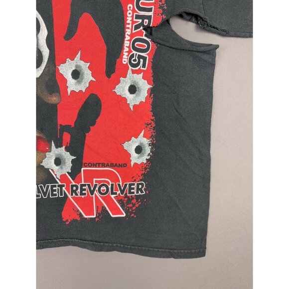 Vintage Y2K Velvet Revolver Tour Concert Promo Hoobastank Contraband Black Tee - Picture 6 of 15